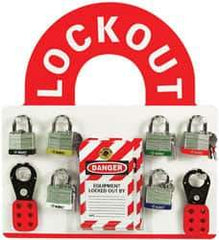 NMC - 1 Piece, Empty Plexiglass Lockout Cabinet - 14 Inch Wide x 15-1/2 Inch High - Apex Tool & Supply