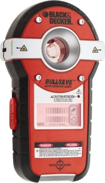 Black & Decker - 2 Beam 20' Max Range Level with Stud Sensor - Red Beam, 1/8" at 10' & 3mm at 3m Accuracy, Battery Included - Apex Tool & Supply