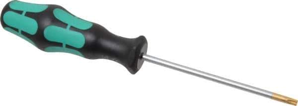 Wera - T20 Torx Driver - 3-15/16" Blade Length, 7-25/32" OAL, Ergonomic Handle - Apex Tool & Supply