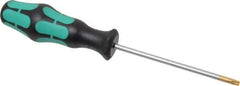 Wera - T20 Torx Driver - 3-15/16" Blade Length, 7-25/32" OAL, Ergonomic Handle - Apex Tool & Supply