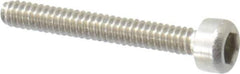 Value Collection - M1.6x0.35 Metric Coarse Hex Socket Drive, Socket Cap Screw - Grade 18-8 & Austenitic A2 Stainless Steel, Uncoated, Fully Threaded, 12mm Length Under Head - Apex Tool & Supply