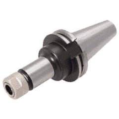 Iscar - 0.12" to 1.025" Capacity, 3.359" Projection, CAT40 Taper Shank, ER40 Collet Chuck - 0.0001" TIR, Through-Spindle & DIN Flange Coolant - Exact Industrial Supply