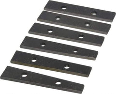 Value Collection - 0.5 to 5° Angle, 3-1/2 Inch Long, Angle Block Set - 5/32 Inch Thick, 55-60 Rc Hardness, 6 Pieces - Apex Tool & Supply