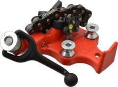 Ridgid - 1/2 to 2-7/8" Pipe Capacity, Manual Chain Vise - Bolt Down, Cast Iron, Model Number BC210P - Apex Tool & Supply