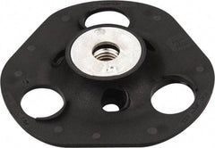 Norton - 5" Diam Locking Nut Disc Backing Pad - Medium Density, 13,000 RPM, Speed-Lok Compatible - Apex Tool & Supply