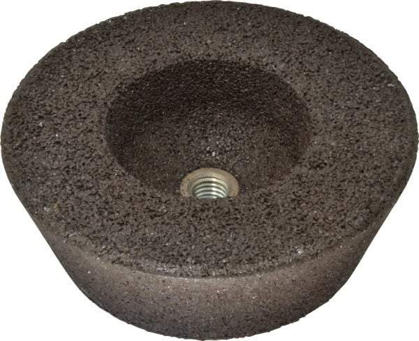 Norton - 6" Diam, 2" Overall Thickness, 16 Grit, Type 11 Tool & Cutter Grinding Wheel - Very Coarse Grade, Zirconia Alumina/Silicon Carbide Blend, Q Hardness, 6,000 RPM - Apex Tool & Supply