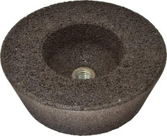 Norton - 6" Diam, 2" Overall Thickness, 16 Grit, Type 11 Tool & Cutter Grinding Wheel - Very Coarse Grade, Zirconia Alumina/Silicon Carbide Blend, Q Hardness, 6,000 RPM - Apex Tool & Supply