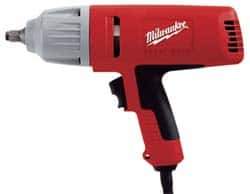 Milwaukee Tool - 1/2 Inch Drive, 300 Ft./Lbs. Torque, Pistol Grip Handle, 1,800 RPM, Impact Wrench - 7 Amps, 120 Volts - Apex Tool & Supply