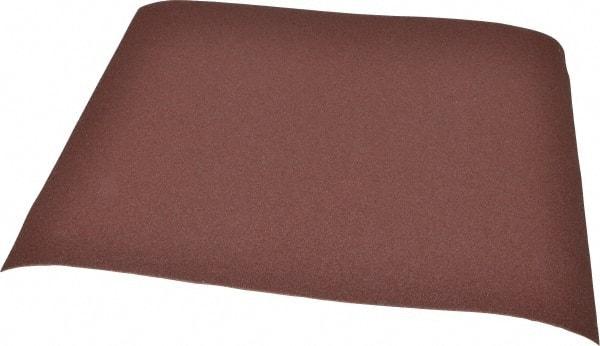3M - 100 Grit, Aluminum Oxide Sanding Sheet - 11" Long x 9" Wide, Fine Grade, J Weighted Cloth Backing - Apex Tool & Supply