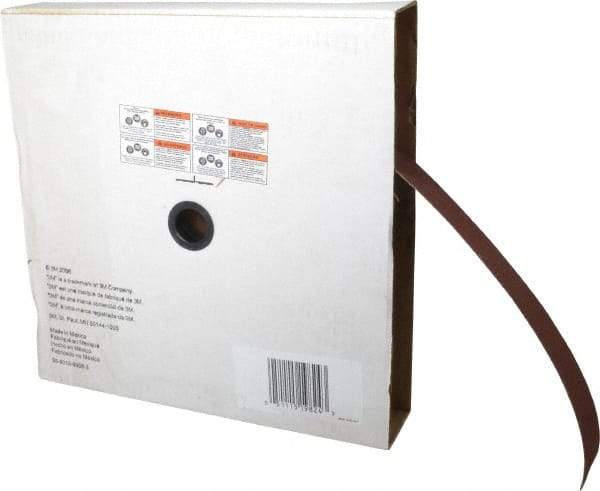 3M - 2" x 50 Yd 60 Grit Aluminum Oxide Cloth Roll - Medium Grade, X Weighted Backing - Apex Tool & Supply