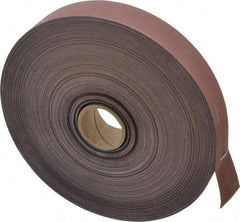 3M - 1" x 50 Yd 320 Grit Aluminum Oxide Cloth Roll - Extra Fine Grade, J Weighted Backing - Apex Tool & Supply