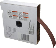 3M - 1-1/2" x 50 Yd 400 Grit Aluminum Oxide Cloth Roll - Extra Fine Grade, J Weighted Backing - Apex Tool & Supply