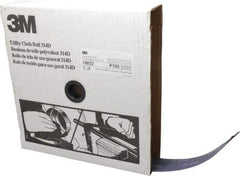 3M - 2" x 50 Yd 100 Grit Aluminum Oxide Cloth Roll - Fine Grade, J Weighted Backing - Apex Tool & Supply