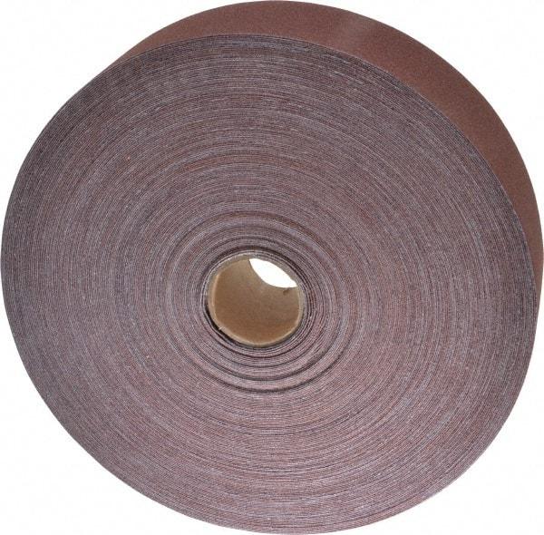 3M - 2" x 50 Yd 120 Grit Aluminum Oxide Cloth Roll - Fine Grade, J Weighted Backing - Apex Tool & Supply