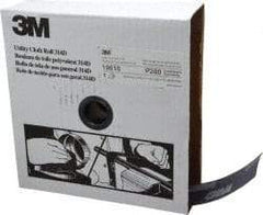 3M - 2" x 50 Yd 280 Grit Aluminum Oxide Cloth Roll - Extra Fine Grade, J Weighted Backing - Apex Tool & Supply