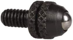 SPI - #4-48, 0.0780" Ball Diam, Steel Contact Point - 1" Contact Point Length, Use with 13-190-4 Dial Depth Gage - Apex Tool & Supply
