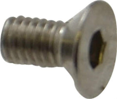 Value Collection - M3x0.50 Metric Coarse Hex Socket Drive, 90° Flat Screw - Grade 18-8 & Austenitic A2 Stainless Steel, Uncoated, Fully Threaded, 6mm OAL - Apex Tool & Supply
