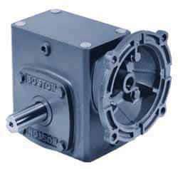 Boston Gear - 2.38 Centerline Distance, 15:1, 117 RPM Output,, Speed Reducer - Single Shaft Left, 140TC NEMA - Apex Tool & Supply