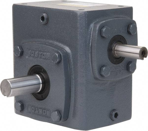 Boston Gear - 1-3/4 Centerline Distance, 5:1, 350 RPM Output, 2.55 Input Horsepower, 432 Lbs. Max Torque, Speed Reducer - Single Shaft Left - Apex Tool & Supply