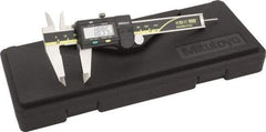Mitutoyo - 0 to 100mm Range, 0.01mm Resolution, Electronic Caliper - Stainless Steel with 40mm Stainless Steel Jaws, 0.03mm Accuracy, SPC Output - Apex Tool & Supply