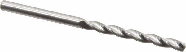 M.A. Ford - #27 150° Solid Carbide Jobber Drill - Bright Finish, Right Hand Cut, Parabolic Flute, Straight Shank, 2-1/2" OAL, Standard Point - Apex Tool & Supply
