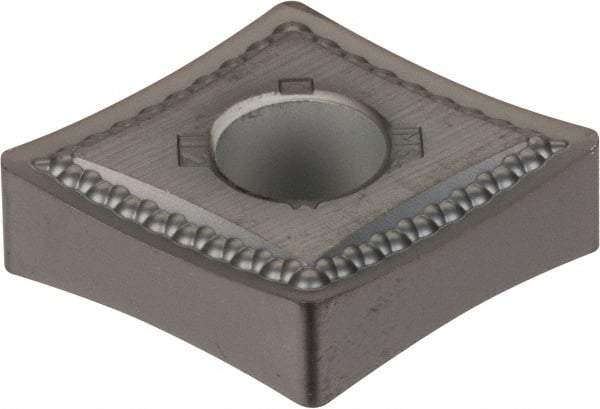 Kennametal - CNMG643 MS Grade KC5510 Carbide Turning Insert - TiAlN Finish, 80° Diamond, 3/4" Inscr Circle, 1/4" Thick, 3/64" Corner Radius - Apex Tool & Supply