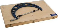 Fowler - 12 to 13" Range, 0.001" Graduation, Mechanical Outside Micrometer - Ratchet Stop Thimble, Accurate to 0.011" - Apex Tool & Supply