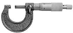 Value Collection - 125 to 150mm Range, 0.01mm Graduation, Mechanical Outside Micrometer - Ratchet Stop Thimble, Accurate to 0.006mm - Apex Tool & Supply