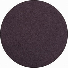 Norton - 15" Diam, 50 Grit Aluminum Oxide Adhesive PSA Disc - Coarse Grade, Brown, X Weighted Backing, Flexible - Apex Tool & Supply