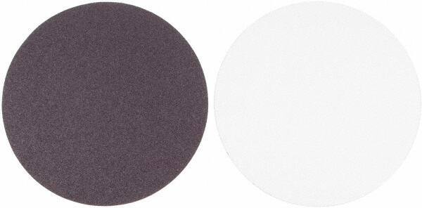Norton - 18" Diam, 36 Grit Aluminum Oxide Adhesive PSA Disc - Very Coarse, Brown, X Weighted Cloth Backing, Flexible - Apex Tool & Supply