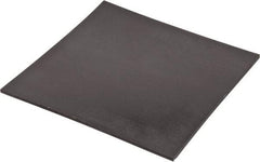 Made in USA - 12" Long, 12" Wide, 1/4" Thick, Neoprene Rubber Foam Sheet - 35 to 45 Durometer, Black, -20 to 220°F, 800 psi Tensile Strength, Stock Length - Apex Tool & Supply