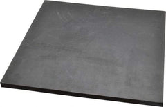 Made in USA - 12" Long, 12" Wide, 1/2" Thick, Neoprene Rubber Foam Sheet - 35 to 45 Durometer, Black, -20 to 220°F, 800 psi Tensile Strength, Stock Length - Apex Tool & Supply