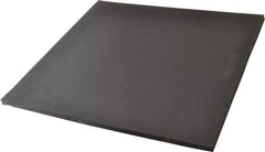 Made in USA - 12" Long, 12" Wide, 3/8" Thick, Neoprene Rubber Foam Sheet - 50 to 60 Durometer, Black, -20 to 220°F, 900 psi Tensile Strength, Stock Length - Apex Tool & Supply
