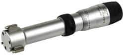 Fowler - 1 to 1-3/8", 2.6" Gage Depth, Mechanical Inside Hole Micrometer - 0.00025" Graduation, 0.00015" Accuracy, Ratchet Stop Thimble - Apex Tool & Supply