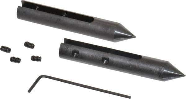 SPI - 2-3/16" OAL, Caliper Centerline Gage Attachment - 1 Piece, 0.141" Slot Width, For Use with 4, 6 & 8" Dial & Vernier Calipers - Apex Tool & Supply