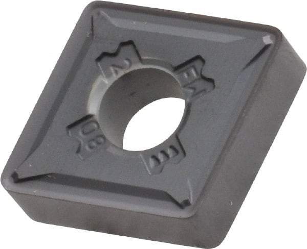 Kennametal - CNMG432 FW Grade KC5010 Carbide Turning Insert - TiAlN Finish, 80° Diamond, 1/2" Inscr Circle, 3/16" Thick, 1/32" Corner Radius - Apex Tool & Supply