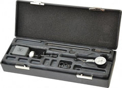 TESA Brown & Sharpe - 0.0005" Graduation, 0.03" Max Meas, 0-15-0 Dial Reading, Dial Indicator & Base Kit - 1-1/4" Base Length x 1-1/4" Base Width x 1-3/4" Base Height, 1" Dial Diam - Apex Tool & Supply