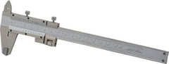 Value Collection - 0 to 6" Stainless Steel Vernier Caliper - 0.05mm Graduation, 1.5748" Jaw Depth, 0.0012" Accuracy, Includes Depth, Inside Diameter, Outside Diameter, Step - Apex Tool & Supply