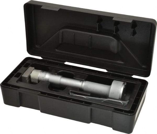 Mitutoyo - 1.6 to 2", Mechanical Inside Hole Micrometer - 0.0002" Graduation, 0.00015" Accuracy, Ratchet Stop Thimble - Apex Tool & Supply