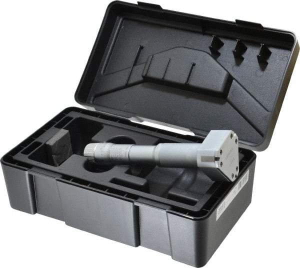 Mitutoyo - 2 to 2-1/2", Mechanical Inside Hole Micrometer - 0.0002" Graduation, 0.00015" Accuracy, Ratchet Stop Thimble - Apex Tool & Supply