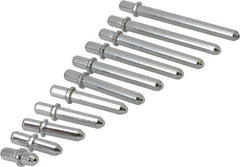 Value Collection - 11 Piece, 2 to 6 Inch Measurement Range, Bore Gage Anvil Set - For Use with Dial Bore Gages - Apex Tool & Supply