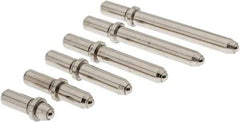 Value Collection - 6 Piece, 6 to 10 Inch Measurement Range, Bore Gage Anvil Set - For Use with Dial Bore Gages - Apex Tool & Supply