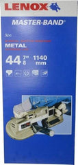 Lenox - 3' 8-7/8" Long x 0.023" Thick, 24 Teeth per Inch, Portable Band Saw Blade - Bi-Metal Blade, High Speed Steel Teeth, Toothed Edge - Apex Tool & Supply