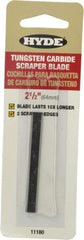 Hyde Tools - Solid Carbide 2-Edge Scraper Replacement Blade - 5-7/8" Blade Length x 2-1/2" Blade Width, For 10620 - Apex Tool & Supply