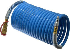 3M - 25 Ft. Long, High Pressure Coiled SAR Supply Hose - 3/8 Inch Inside Diameter, Compatible with 3M High Pressure Compressed Air System - Apex Tool & Supply