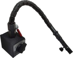 Flexbar - 90 Lb Magnetic Force, Fine Adjustment Indicator Positioner & Holder with Base - Flexible Arm, Rectangular Base, 2-5/8" Base Height, 2-1/4" Base Length, 2" Base Width - Apex Tool & Supply