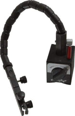 Flexbar - 90 Lb Magnetic Force, Fine Adjustment Indicator Positioner & Holder with Base - Flexible Arm, Rectangular Base, 2-5/8" Base Height, 2-1/4" Base Length, 2" Base Width - Apex Tool & Supply