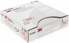 3M - Adhesive PSA Disc - Ultra Fine Grade, White, Film Backing, Flexible, Use with Random Orbital Sanders - Apex Tool & Supply