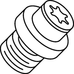Kennametal - Hex Socket Adjusting Screw for Indexables - Apex Tool & Supply