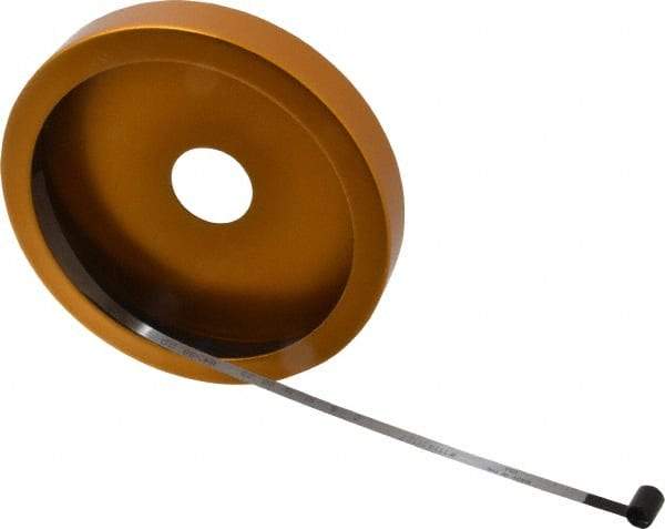 Made in USA - 0.001 Inch Graduation, 84 to 96 Inch Measurement, Spring Steel Diameter Tape Measure - 1/2 Inch Wide, 0.01 Inch Thick - Apex Tool & Supply